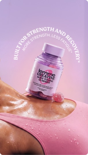 AI ad creative for Lemme Creatine — built for strength and recovery